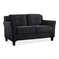 thumbnail image 3 of Home Square 2 Piece Living Room Set with Sofa and Loveseat in Black, 3 of 3