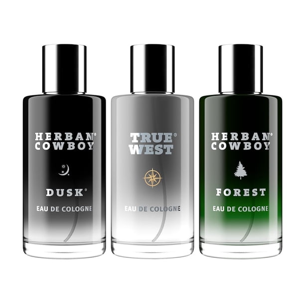 Set de colonia Herban Cowboy para hombre con canela y citronela, 50 ml