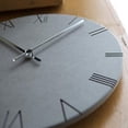 thumbnail image 5 of Modern Minimalist Concrete Collection Silent Wall Clock, 5 of 6