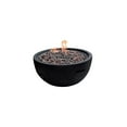 thumbnail image 1 of Modeno Jefferson Fire Bowl - Black Smooth Finish - Glass-Fiber Reinforced Concrete - Natural Gas, 1 of 6