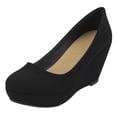 thumbnail image 1 of ZAPATILLA DE PLATAFORMA COLOR NEGRO DE GAMUZA Mundo Terra 023375, 1 of 2