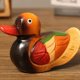thumbnail image 2 of Pato MandaríN de Madera Modelo DecoracióN 12 Piezas Regalo de Boda Hecho A Mano Adorno de Noche Pato MandaríN Estatuilla, 2 of 6