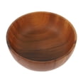 thumbnail image 1 of UPGRATOR Bol en Bois Naturel Bol de Forme Ronde Simple et à la Mode 1 Pcs pour Usage Quotidien, 1 of 4