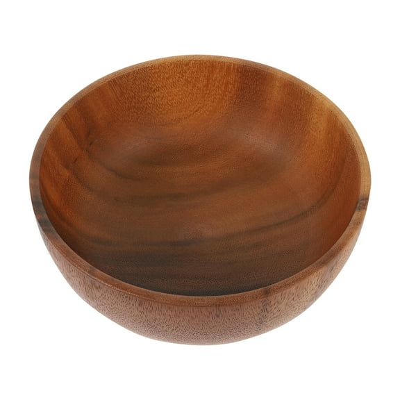 CTIRCHIU Small Fruit Bowl Round Wood Fruit 1Pcs