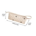 thumbnail image 2 of Pisexur Belleza Maquillaje Bolsa organizadora de viaje, bolsa de almacenamiento portátil que puede guardar secador de pelo y accesorios, viene con un asa lindapara mujeres y hombres, 2 of 4