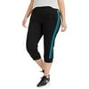 Women's Plus Capri Stripe Jogger