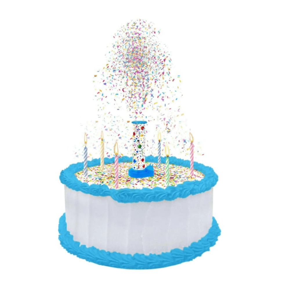 Candle - Party Popper! Cake Topper, Confetti Popper