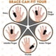 thumbnail image 2 of 3 Pack Trigger Finger Splint - Support Brace For Middle, Ring, Index, Thumb And Pinky - Straightenin, 2 of 5