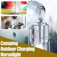 thumbnail image 2 of Rechargeable Outdoor Lantern with Compass & Solar Power, Waterproof Camping Light, 2 of 4