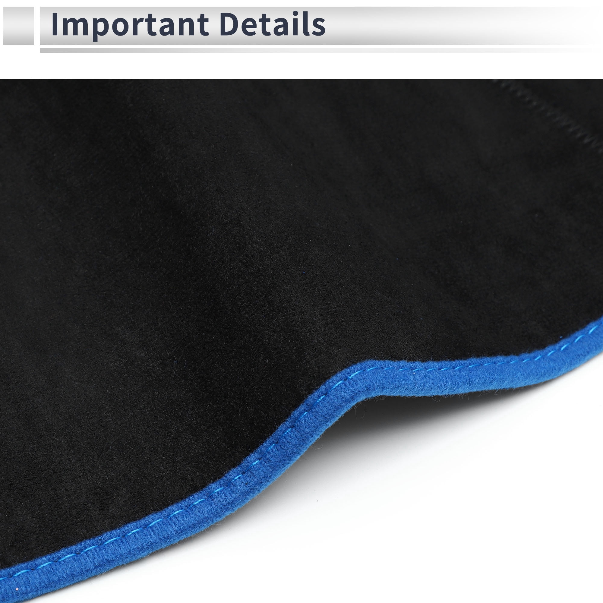 Unique Bargains Interior Dashboard Cover for Lexus ES 300h 2021-2023 Non-Slip Dash Cover Mat Polyester Silicone