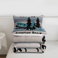 thumbnail image 5 of Erosebridal Happy Camping Full Size Comforter Sets For Camper Gifts,Kids Rustic Farmhouse Bedding Sets For Boys Kids,Reversible,3-Piece, 5 of 7