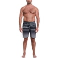 thumbnail image 4 of Big & Tall Nike 9-in. Stripe Breaker Swim Trunks Color: Black Size: 3XB, 4 of 5