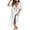 White, variant on Women's Chiffon Kimono Cardigan Lace Long Maxi Dress Beach Dress Swimsuit Beach Poncho Bikini Cover Up