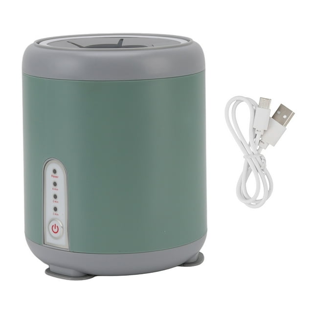 Coctelera de biberón con carga USB, coctelera eléctrica inteligente automática para biberones para viajes en casa, color verde hierba