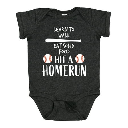 

Inktastic Baseball To-Do List- Future Homerun Hitter Gift Baby Boy or Baby Girl Bodysuit