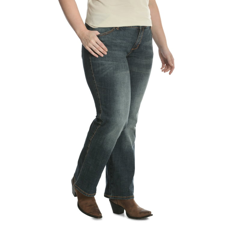 Wrangler Women's Plus Size Aura Midrise Bootcut Jean