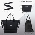 thumbnail image 6 of Travel Bag Weekender Bags for Women Overnight Duffel Bag with with Shoes Compartment and Wet Pocket, 6 of 7