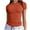 Orange, variant on ZQUUVOU Womens Activewear T-Shirts Slim Fit Solid Color Short Sleeve Crew Neck Casual Tops(Orange,S)