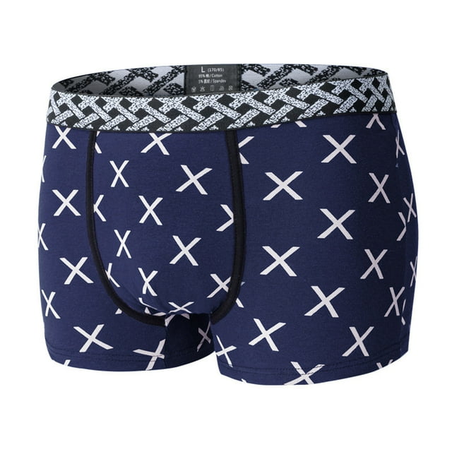 Men's Boxers Solid Color Open Polyester Four Seasons Casual Sexy Underwear