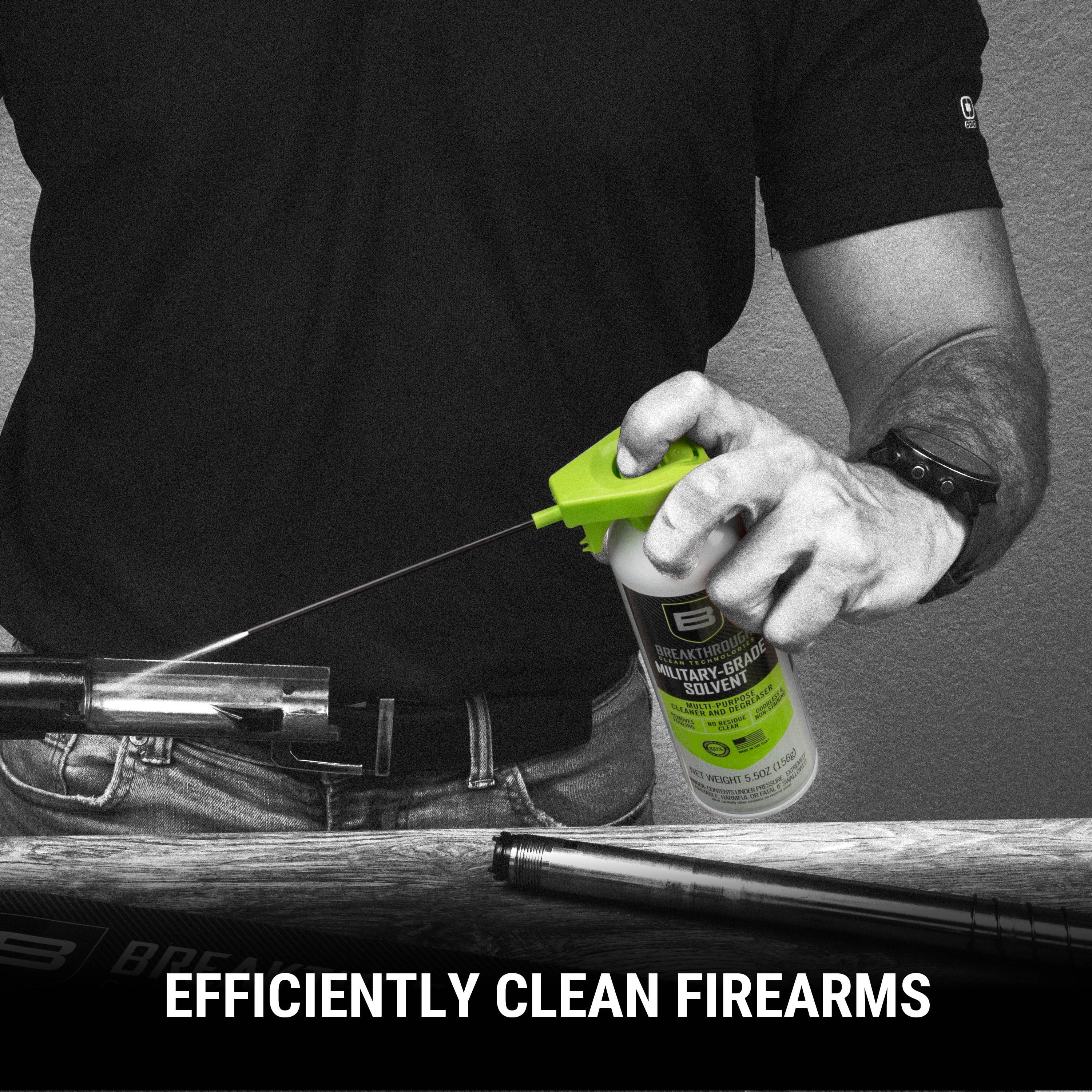 Breakthrough Clean Technologies® Aerosol Military-Grade Solvent, 5.5oz, Clear
