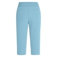 thumbnail image 3 of Yoga Pants Women Sevevn Women's High Waisted Capri Pants with Pockets Soft Stretchy Casual Cropped Trousers Blue L, 3 of 8