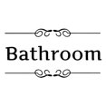 thumbnail image 1 of Adhesivo de pared Kaariss para baño, baño, inodoro, 28 x 15 cm, 1 of 3