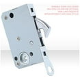 thumbnail image 2 of Poignée de Porte Rétractable avec Serrure de Porte Coulissante Clé Poignée Encastrée 160mm (Laiton), 2 of 5