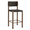 thumbnail image 3 of Modway de 2 Tabouret de Bar pour Mobilier de Patio Extérieur Parkland, Noyer, 3 of 12