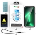 thumbnail image 2 of Decase Rugged Case for iPhone Air,IP68 Waterproof Case,Hybrid Cover Built-in Screen Protector,Compatible with Mag Safe,Full-Body Heavy-Duty Underwater Hard Case,Orange, 2 of 13