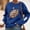 Blue#08, variant on Womens Baseball Printed Sweatshirts Oversized Crewneck Long Sleeve Drop Shoulder Hoodless Sweatshirt Casual Game Day Print Round Neck Lightweight Comfy Sweatshirts