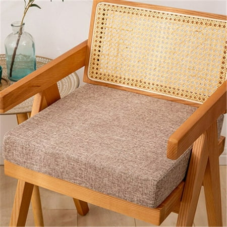 

Fashion Hot Sale Linen Cushion High Density Foam Cushion Solid Wood Sofa Cushion Floor Cushion Pillow Thickened Chair Cushion