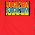 thumbnail image 3 of Rock 'Em Sock 'Em Robots - Rock 'Em Sock 'Em Robots Logo - Toddler And Youth Long Sleeve Graphic T-Shirt, 3 of 5