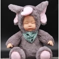 thumbnail image 5 of Set de regalo para bebés HUOGUO Simulation Reborn Doll, juguete de peluche de 17 cm, 5 of 5