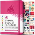 thumbnail image 1 of Planificador de presupuesto Clever Fox sin fecha A5 Rosa Brillante, 1 of 3