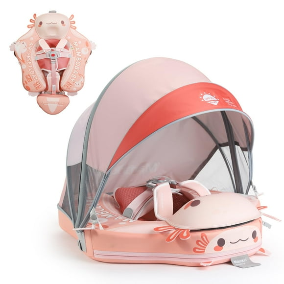 Flotador de piscina Mambobaby no inflable para bebé, color rosa