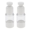 thumbnail image 1 of pitrice 2x Sterile Airless Pump Bottle Refillable Toner/Lotion/Serum Container 15ml, 1 of 8