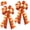 Design 6, variant on Fall Bows Thanksgiving Bows for Wreath Fall Decoration for Home Orange Ribbon Gift Bows Buffalo Plaid Check Pre-Tied Swag Bows Indoor Outdoor Décor 2PCS Design 1