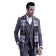 thumbnail image 5 of Mens Scotland Soft Scarf Wool Check Plaid Winter Warm Shawl Neck Wrap Long Scarf, 5 of 5