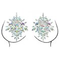 thumbnail image 1 of WREESH Exquisite Acrylic Chest Sticker Diamond Art Carnival Party Chest Decoration, 1 of 1