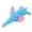 A003- Light Blue, variant on Pet Elephant Squeaky Plush Toy - Gray, Soft & Sound-Making, for Small Medium Dogs, Indoor Outdoor Play, Cuddling, Chewing