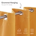 thumbnail image 4 of Deconovo Gold Wave Foil Printed Blackout Curtains, Orange Flame, 42W x 45L Inch, Grommet Curtain Thermal Insulated Drapes for Halloween, 2 Panels, 4 of 4