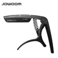 thumbnail image 4 of JOWOOM GT-100 Dual-Function Guitar Capo Tuner with Rechargeable Battery, Zinc Alloy & Silicone, Black/Silver, 48N Spring, RGB LED, Micro USB, 7H Playtime, 4 of 7