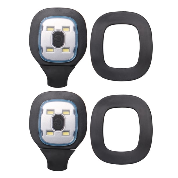 2 Piezas de Luz Recargable USB para Gorro LED, Gorro Luz de Cabeza Reemplazable Luz de Sombrero DIY para Hombres y Mujeres