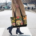 thumbnail image 4 of FORMRS Canvas Laptop Tote Bag for Women with 15.6" Computer Compartments Shoulder Handbag, Colorful Mushroom, 4 of 7