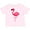 AD-Pink, variant on Pink Flamingo Boys or Girls Toddler T-Shirt
