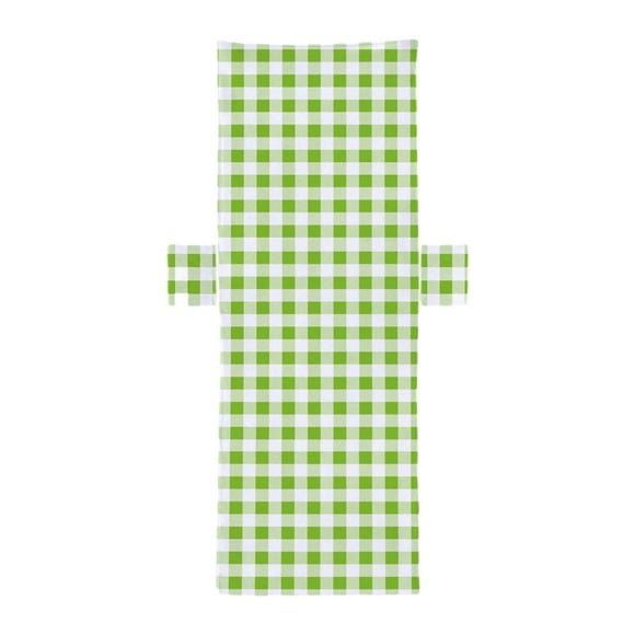Toalla de playa para tumbona con bolsillos, funda para tumbona, versátil, portátil, para piscina y playa Verde