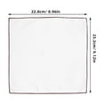 thumbnail image 2 of OUNONA 2-Pack White Men's Suit Pocket Fabric for Wedding, Formal Events, and Dress Attire Accessories, 2 of 8