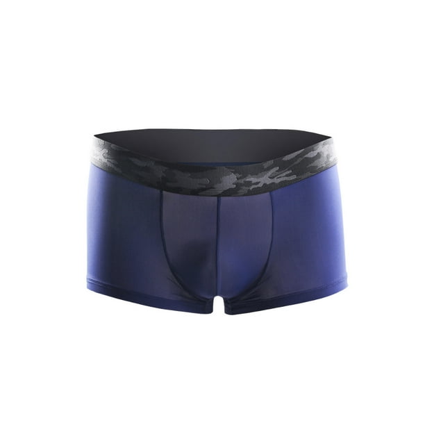 Anself - Men's Ultra-thin Breathable Ice Silk Translucent Shorts Men's ...
