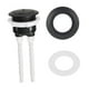 thumbnail image 3 of Botón de descarga de inodoro de doble pulsación, botón de descarga de inodoro con diámetro de , botones de tanque para baño Negro, 3 of 9
