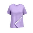 thumbnail image 4 of BILIKEYU Post Shoulder Shirts For Women Tear 3/4 Tops After Cuff Shirts Chemo Port Clothing, T Shirts For Women, Plain Tshirts For Women, Summer Tops For Women, 4 of 4